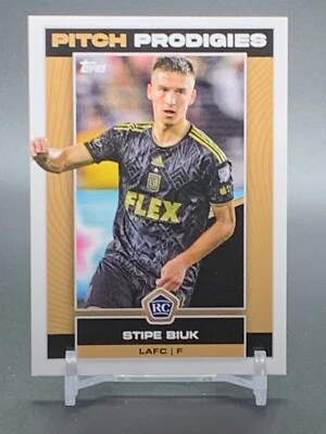 2023 Topps MLS Pitch Prodigies #6 STIPE BIUK LAFC RC - Image 1 of 2