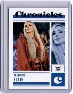 Charlotte Flair 2023 Panini Chronicles WWE Blue #25 Smackdown #72/99 - Picture 1 of 2