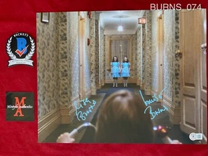 Lisa & Louise Burns dual signed 11x14 photo The Shining Grady Twins Beckett - Picture 1 of 1