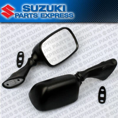 NUEVO OEM 1999-2020 SUZUKI HAYABUSA GSX1300R GSX13000RZ JUEGO DE ESPEJOS RETROVISORES CON COJINES Foto 1 de 4