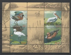 Moldova 2011 Water Birds, Ducks, Pelicans MNH sheet - Picture 1 of 1