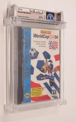 World Cup USA '94 Soccer Sega CD Factory Sealed Video Game Wata 8.5 B+ Graded  - Image 1 of 4