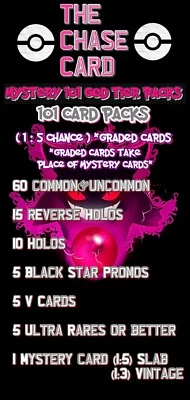 Pokemon TCG Mystery God Packs 101🎄🔥 All Cards Pack Fresh✨ 3 PSA 10s for Grabs - Image 1 of 4