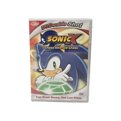 Sonic X Chaos Emerald Chaos DVDouble Shot DVD NEW - Image 1 of 2