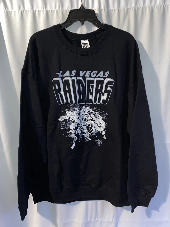 Sudadera retro Las Vegas Raiders Avengers comida chatarra para hombre XL Foto 1 de 4
