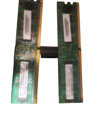 Samsung Memory 1x512MB 1Rx8 PC2-5300U-555-12-ZZ M378T6553EZS-CE6 RAM - Image 1 of 2