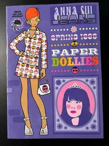 RARE Vtg NEW! ANNA SUI Jeans Spring 1998 Catalog Paper Doll Book Michael Economy - Picture 1 of 8