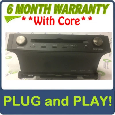 2015 - 2017 Lexus IS200T IS300 OEM Gracenote AM FM Single CD HD Radio Receiver - Image 1 of 4