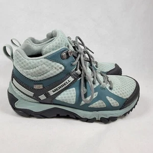 Merrell Outright Edge Mid Womens Sedona Glacier Sneakers Size 7 EUC - Picture 1 of 11