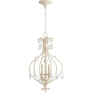 Quorum Ansley 3 Light 14" Entry, Persian White - 6714-3-70 - Picture 1 of 1