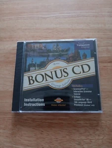 Bonus CD Transparent Language Software Windows Macintosh Grammar New and Sealed - Picture 1 of 2