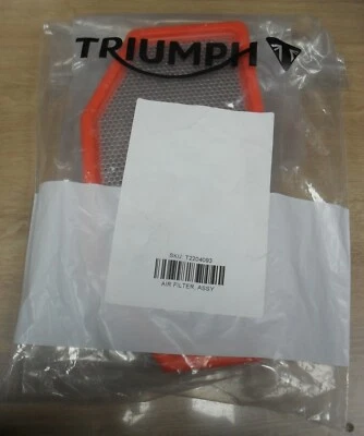 FILTRO DE AIRE GENUINO TRIUMPH SPEED TRIPLE R/S/R ELEMENTO FILTRO DE AIRE T2204093 Foto 1 de 4