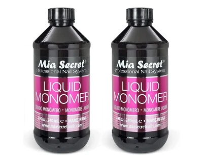 Mia Secret Acrylic Nail Liquid Monomer 8 oz ( Pack of 2 ) - Image 1 of 2