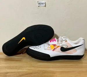Nike Zoom SD 4 Atletismo Blanco/Rosa Zapatos de Lanzamiento Talla Para Hombre 10.5 685135-102 - Imagen 1 de 8