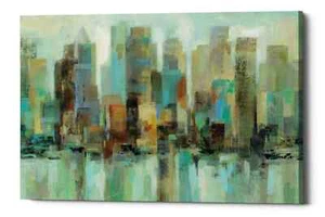 Epic Graffiti "Morning Reflections" by Silvia Vassileva, Giclee Canvas Wall Art - Picture 1 of 5