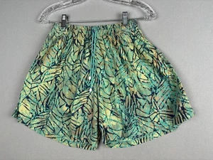 RUM REGGAE Men’s Shorts L Green Water Swim Large Lined Pockets Hippie 3384 - Picture 1 of 12