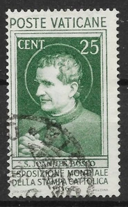 VATICAN : JOANNES BOSCO N° 74 OBLITERATION CHOISIE - COTE 18 € - Picture 1 of 1