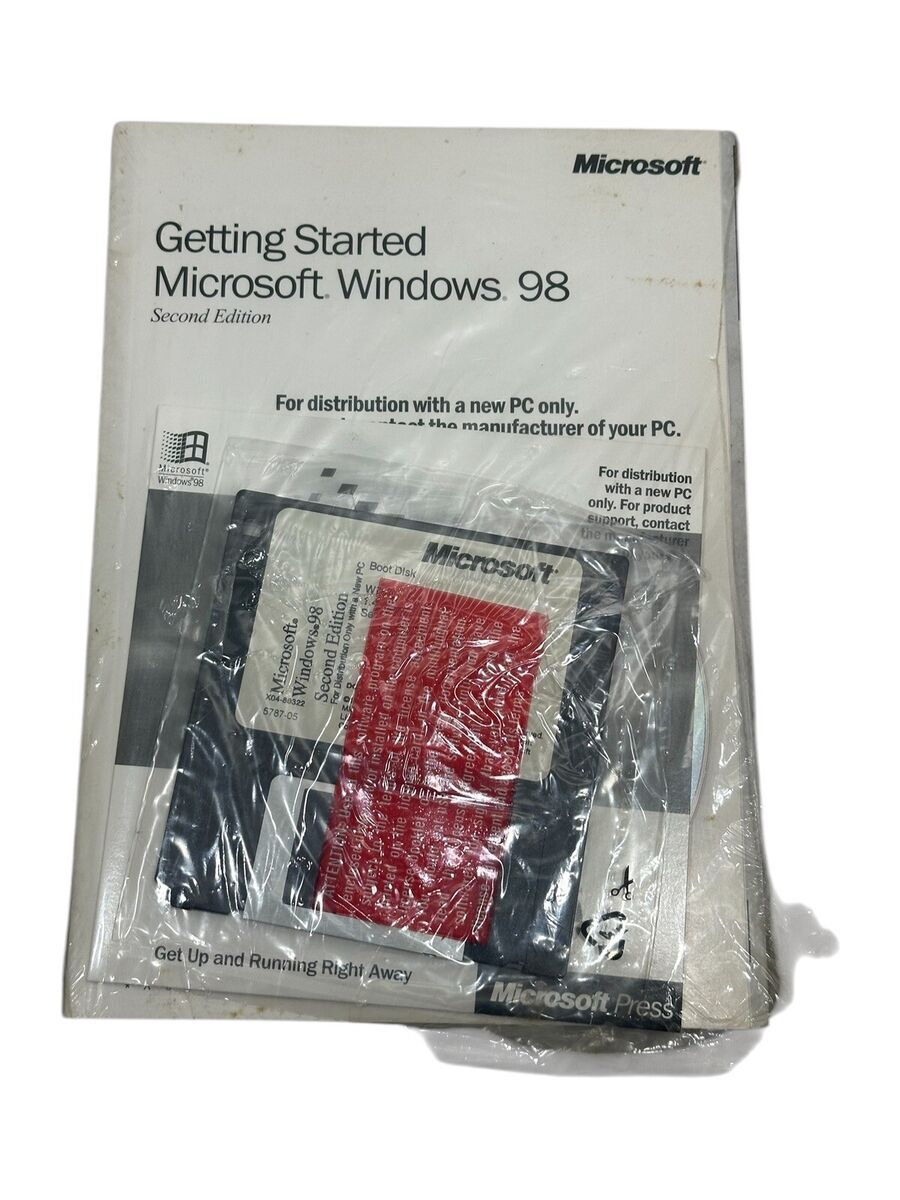 Microsoft Windows 98 Windows Computer Software in English Microsoft Windows 98 Windows Computer Software in English