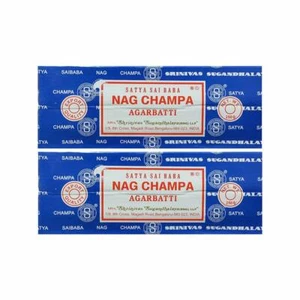 Satya Sai Baba Nag Champa Agarbatti Incense Sticks  Hand Rolled 250g Set Of 2 Pc - Picture 1 of 5