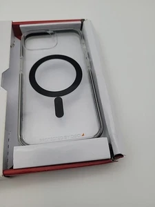 ZAGG Gear4 Santa Cruz Snap MagSafe Case für Apple iPhone 14/13, Clear/Black - Bild 1 von 3