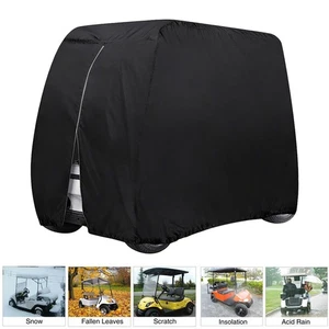Wasserdicht 210D Golf Cart Abdeckung sonnengeschützt für EZGO, Club Car, Yamaha - Picture 1 of 27