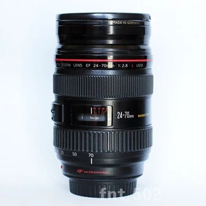 Canon EF 24-70mm f/2.8 L USM Zoom Lens w/ B+W 007 NEUTRAL MRC Filter [2490] - Picture 1 of 7
