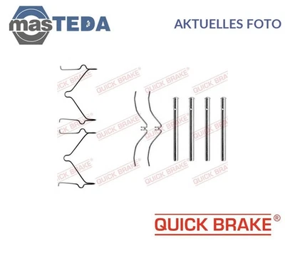 109-1126 ZUBEHÖR-SATZ BREMSBELÄGE VORNE QUICK BRAKE NEU OE QUALITÄT - Image 1 of 4