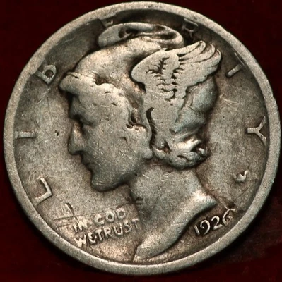 1926-D Denver Mint Silver Mercury Dime - Image 1 of 2
