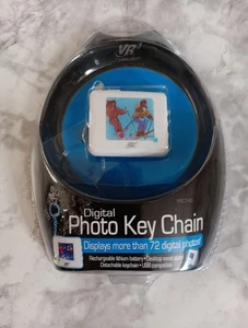Digital Photo Album Key Chain VKC140 Holds 72 Pics Desktop Easel Stand  - Picture 1 of 5