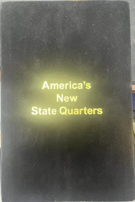 Complete America’s New State Quarters Gold Plated Collection Set Album 1999-2008 - Image 1 of 3