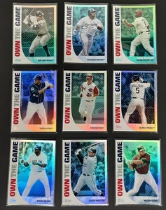 2008 Topps Own the Game Baseball Insert Complete Set 1-25 - Picture 1 of 4