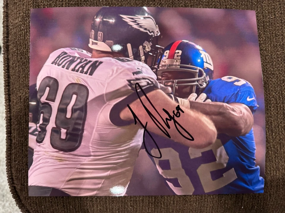 Фотография Джона Руняна с автографом 8x10 Philadelphia Eagles - Изображение 1 из 1