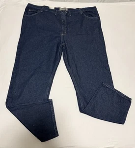 Wrangler Authentics - Men's W 50” L 32” Blue Denim Jeans ZM200SD NWT New - Picture 1 of 18