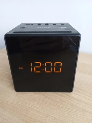 Sony ICF-C1 Desktop Alarm Clock AM FM Radio Black Sony ICFC1 - Black - Image 1 of 4