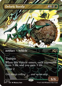Escarabajo de escombros 0322 ~ Sin bordes raro casi nuevo MTG Aetherdrift - Imagen 1 de 1