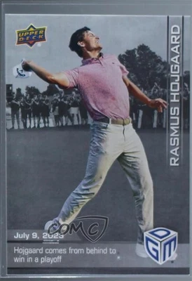 2023 Upper Deck All-Sports Game Dated Moments Silver Rasmus Hojgaard #35 - Image 1 of 2