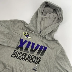 Baltimore Ravens Hoodie Mens Extra Large Nike Therma Fit Super Bowl 2013 NFL XL - Picture 1 of 11