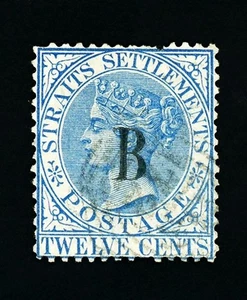 [BANGKOK] 1882 12c SG 7 / SC 7 (used) - Picture 1 of 2