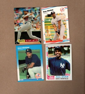 Dave Winfield 4 Karten Lot HALL OF FAME CHECK THEM OUT - Bild 1 von 2