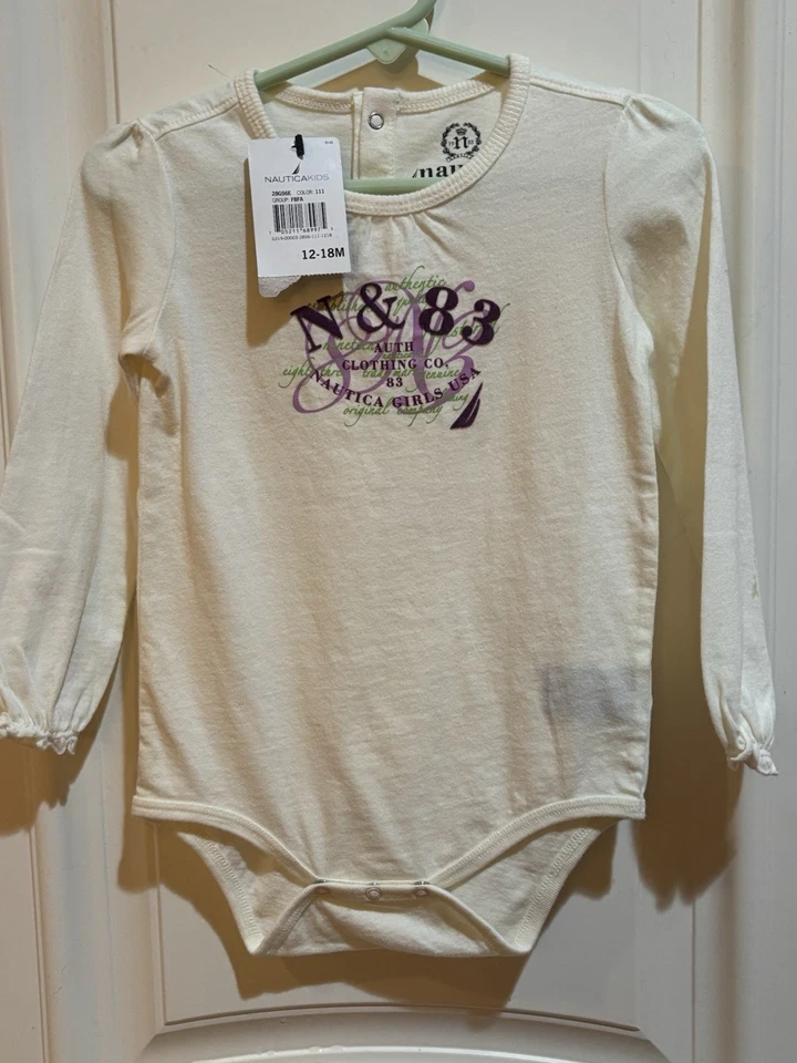 Body Náutica Bebé Niñas 12-18 Meses Nuevo Con Etiquetas Foto 1 de 4