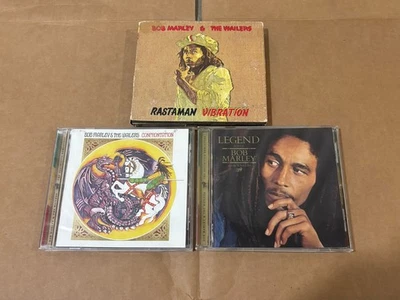 Bob Marley & The Wailers CD Lot Remasters Legend Confrontation Rastaman Deluxe - Image 1 of 4