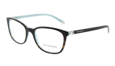 TIFFANY & CO. Eyeglasses TF 2109-H-B 8134 53-17 Tortoise &Blue w/Crystals+Pearls - Image 1 of 4
