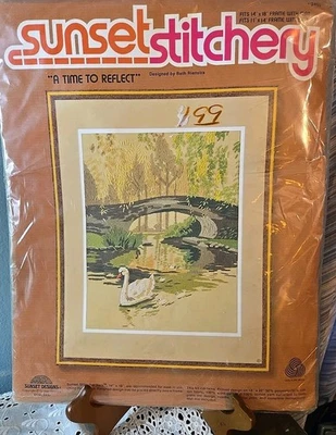 Набор для вышивки Sunset Stitchery 2453 - A Time to Reflect - от Beth Rienstra 1981 - Изображение 1 из 4