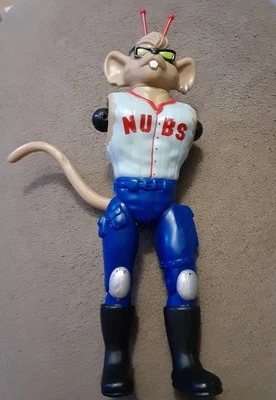 Camiseta de jugador de béisbol Biker Mice From Mars Throttle NUBS #3 Galoob 1993 Foto 1 de 3