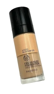 The Body Shop Kyoto Blossom 015 Fresh Nude Foundation 30ml SPF 15 Discontinued - Picture 1 of 14
