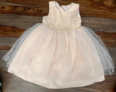 Cat & Jack Girl's Size M Sleeveless Fit & Flare Tulle Party Dress $24.99 MSRP  - Image 1 of 4