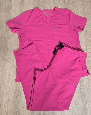 Pantalones Médicos Figs Electric Orchid Grande Catarina Un Bolsillo Top Yola Ajustados  Foto 1 de 4