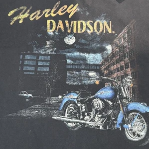 Vintage Harley Davidson Shirt Men's Long Sleeve Black Cancun Mexico Men’s XXL - Picture 1 of 9