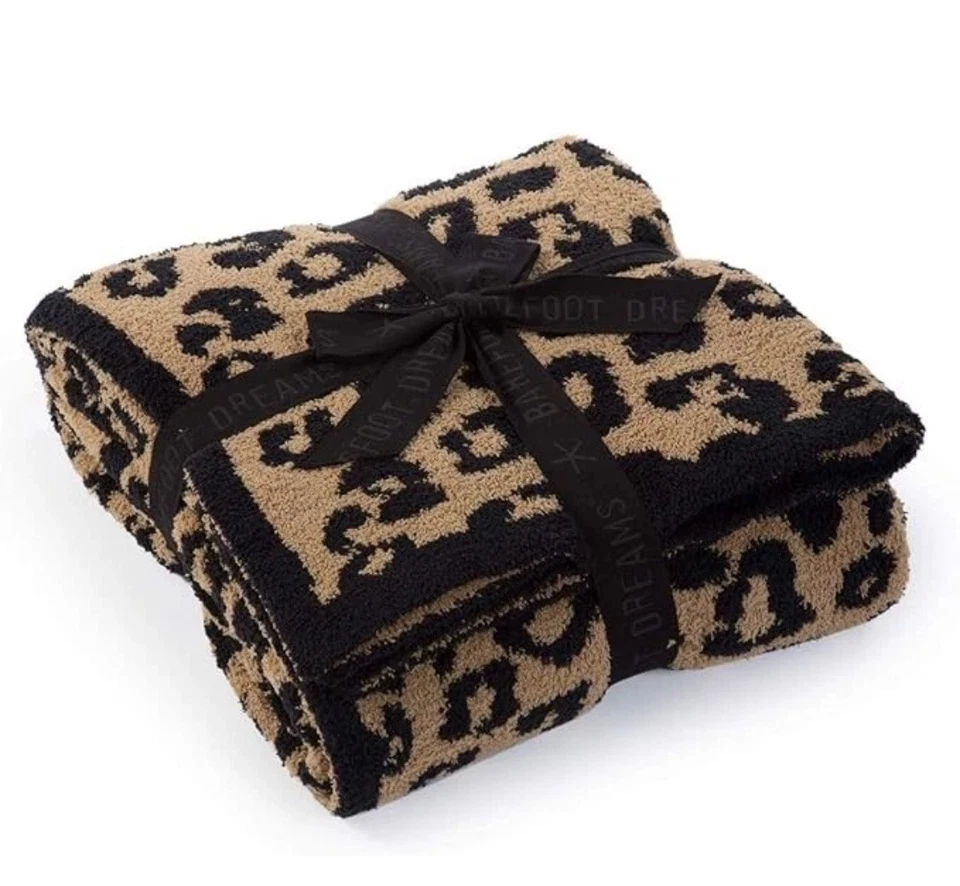 Barefoot Dreams Barefoot in The Wild Throw Blanket - Leopard 54x72