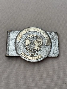 1964-65 New York World's Fair Metal Money Clip Rare - Picture 1 of 4